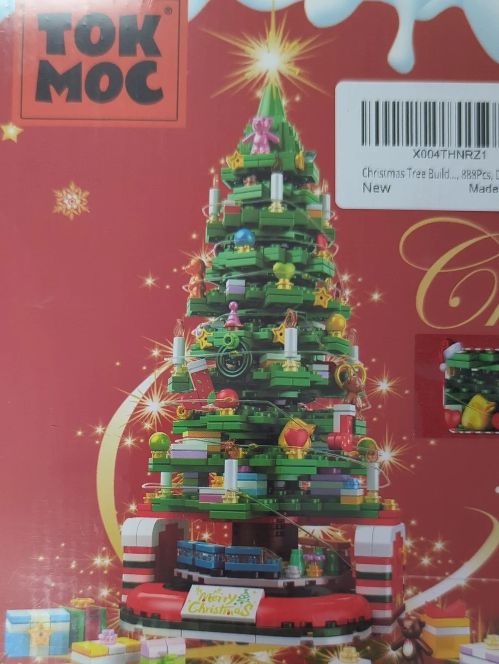 Christmas Tree And Train Building Blocks